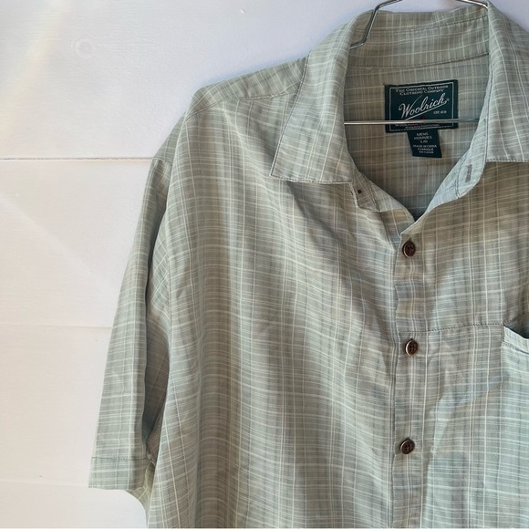Woolrich Men's Green Plaid Shirt - Picture 4 of 16